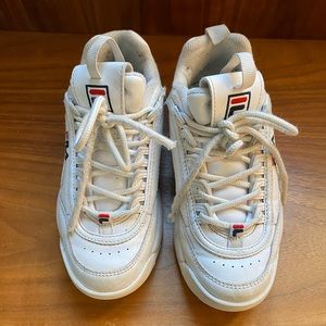 Girls Fila Disruptor sneakers